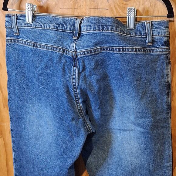 GAP Ultra Low Rise Jeans Women's 12 Straight Leg Medium Wash Classic Normcore - Picture 4 of 8